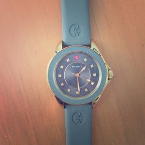 Michele watch with 11 gem stones